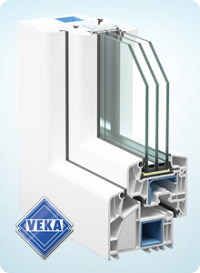 Профильная система VEKA SOFTLINE 82 с 7 камерами, шириной 82 мм